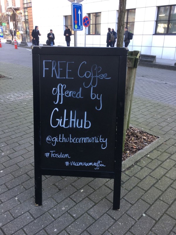Free coffee by Github